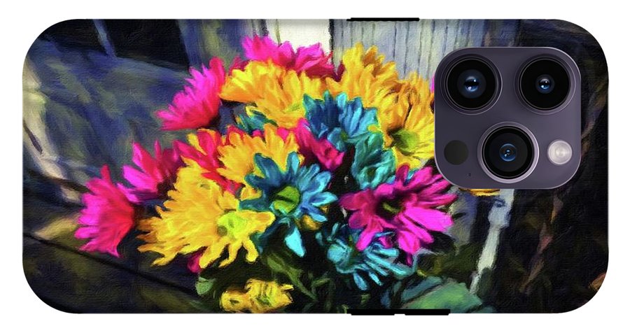 Flowers At The Door - Phone Case