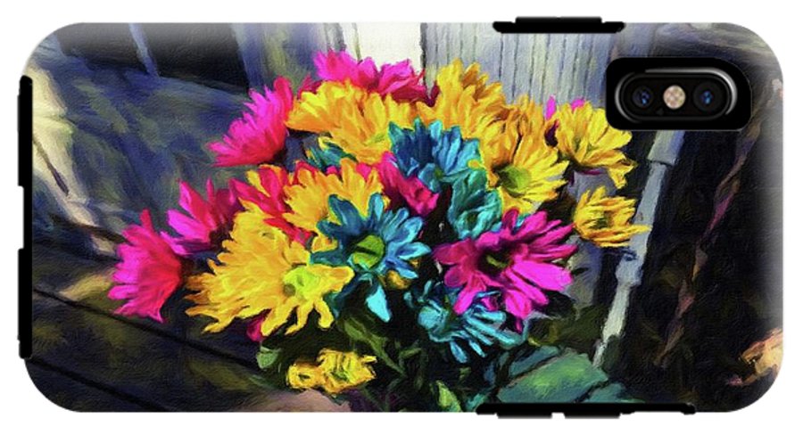 Flowers At The Door - Phone Case