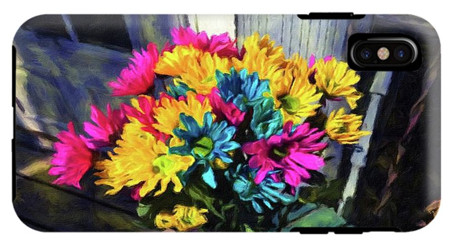 Flowers At The Door - Phone Case
