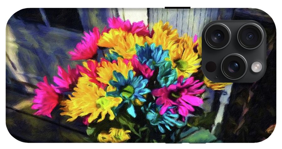 Flowers At The Door - Phone Case