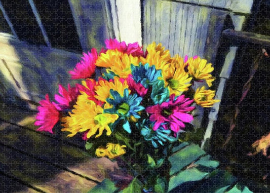 Flowers At The Door - Puzzle