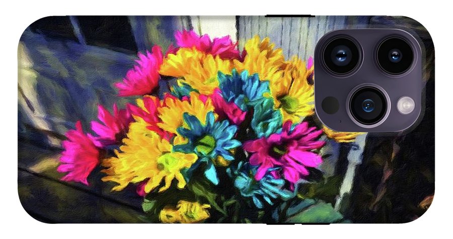 Flowers At The Door - Phone Case