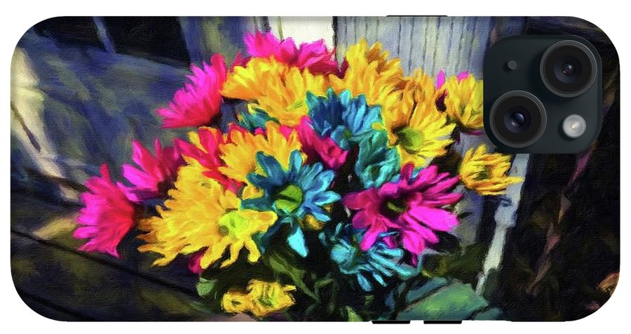 Flowers At The Door - Phone Case