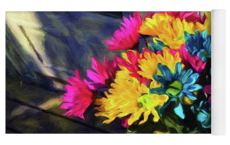 Flowers At The Door - Yoga Mat