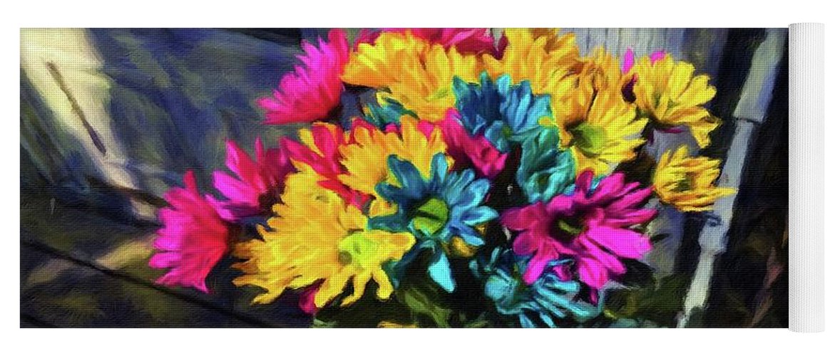 Flowers At The Door - Yoga Mat