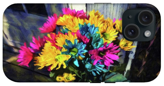 Flowers At The Door - Phone Case