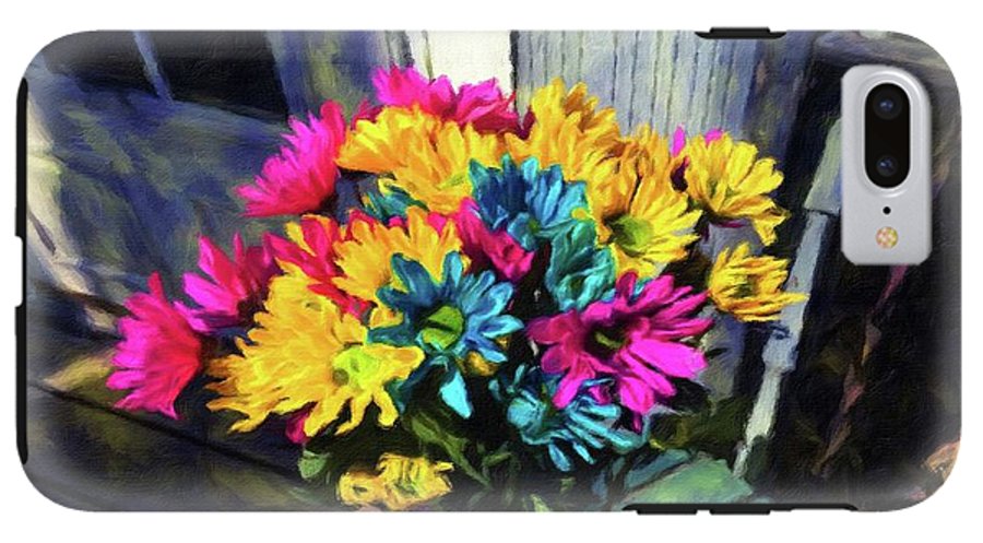 Flowers At The Door - Phone Case