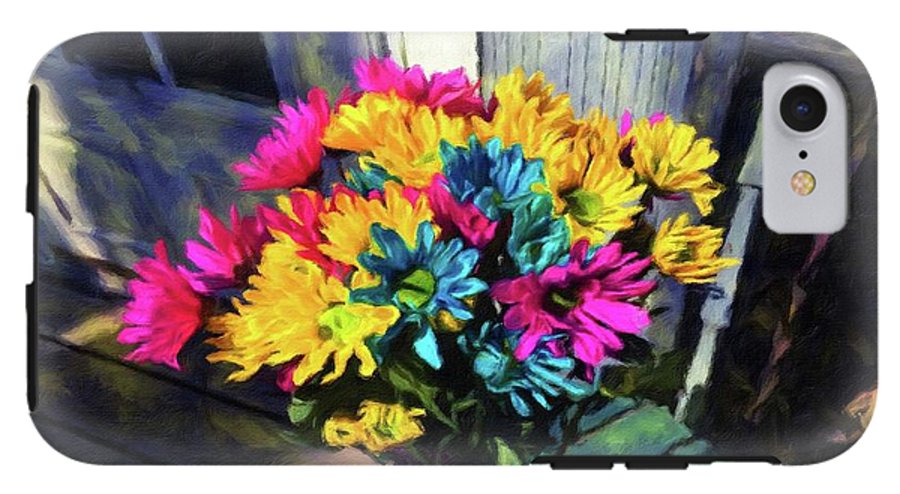 Flowers At The Door - Phone Case