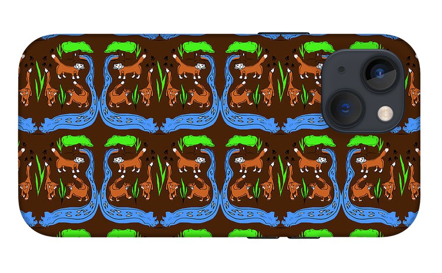 Foxes Pattern - Phone Case