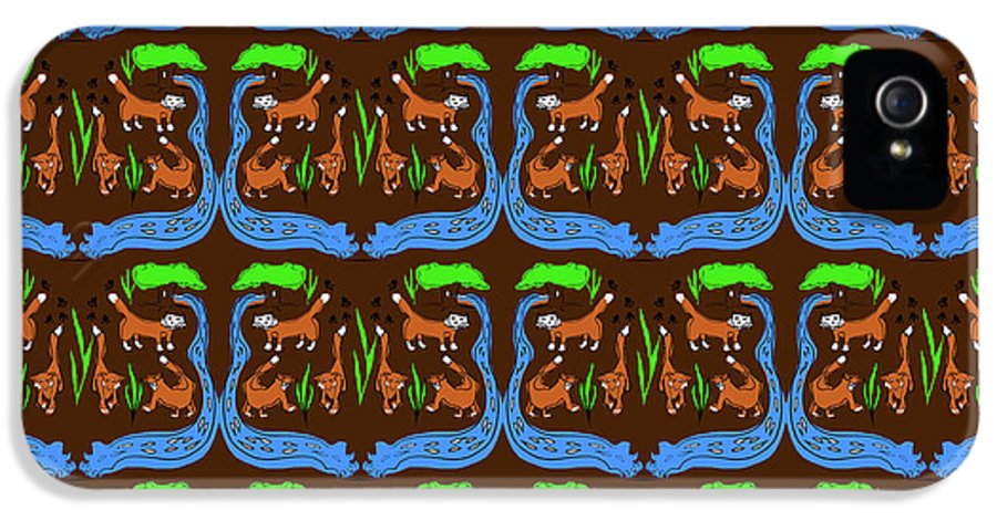 Foxes Pattern - Phone Case