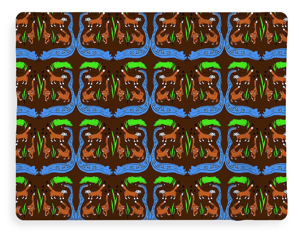 Foxes Pattern - Blanket