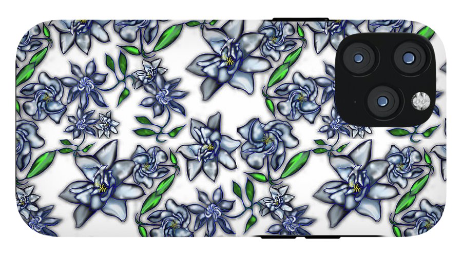 Gardenias on White - Phone Case