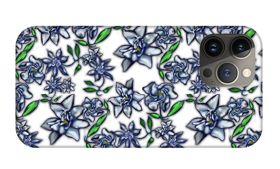 Gardenias on White - Phone Case
