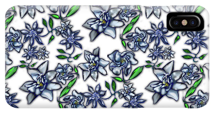 Gardenias on White - Phone Case