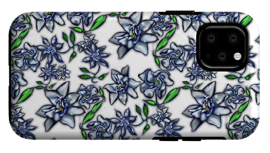 Gardenias on White - Phone Case