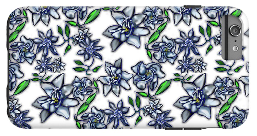 Gardenias on White - Phone Case