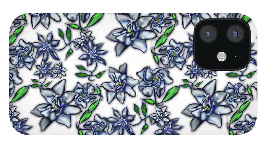 Gardenias on White - Phone Case