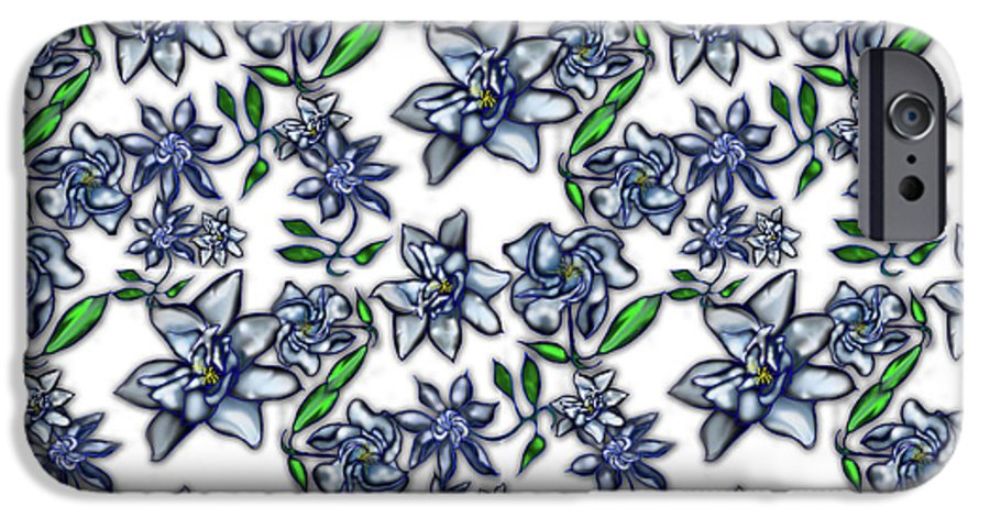 Gardenias on White - Phone Case