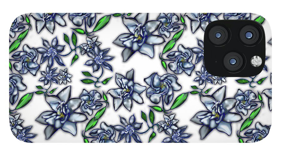 Gardenias on White - Phone Case