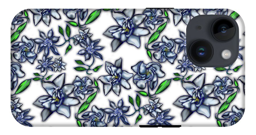 Gardenias on White - Phone Case