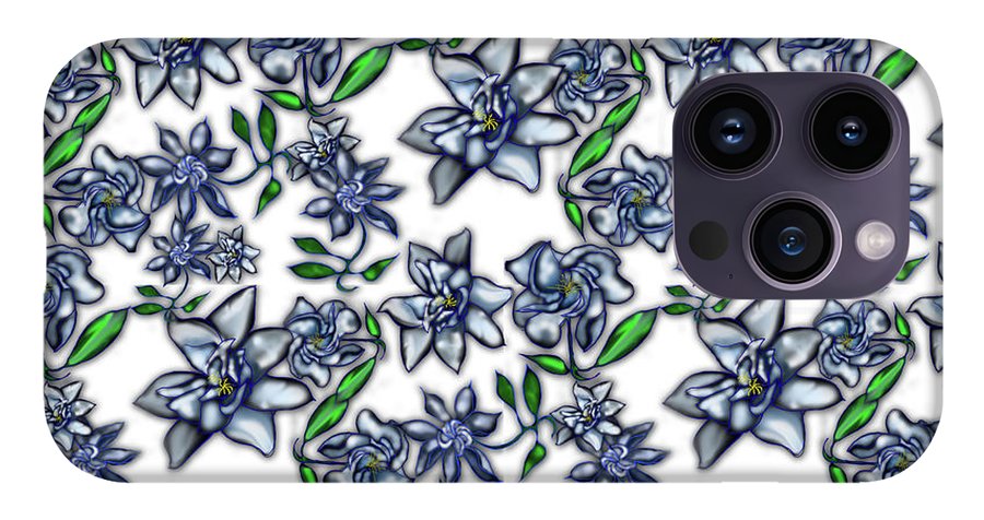 Gardenias on White - Phone Case
