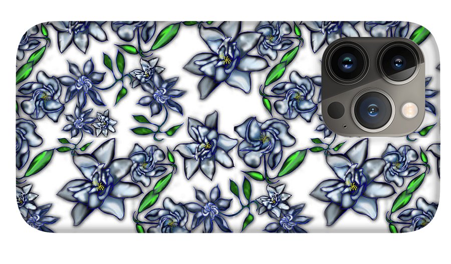 Gardenias on White - Phone Case