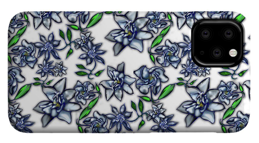 Gardenias on White - Phone Case