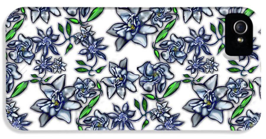 Gardenias on White - Phone Case