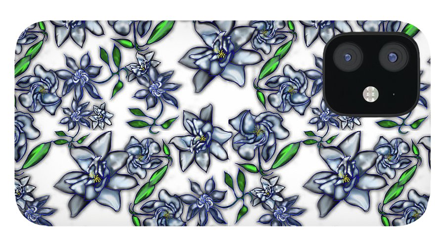 Gardenias on White - Phone Case