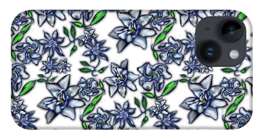 Gardenias on White - Phone Case