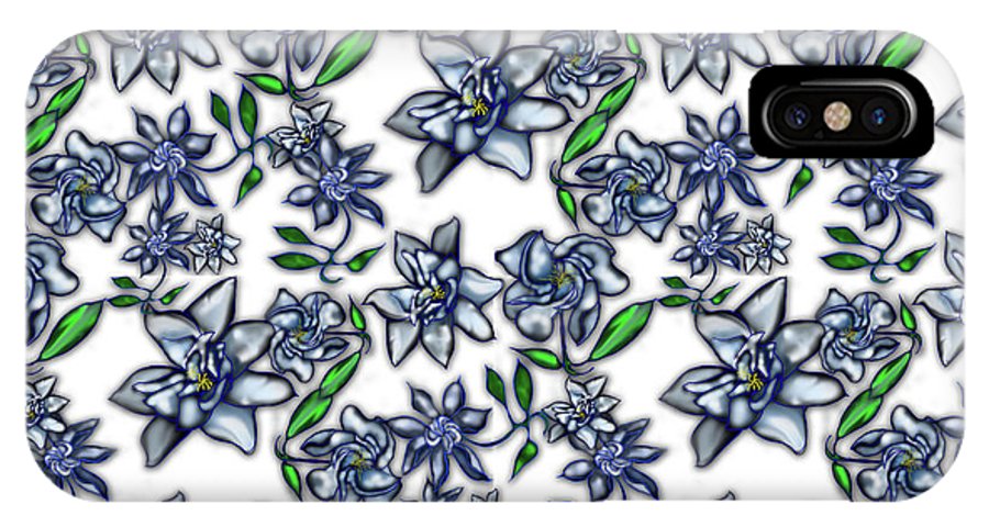 Gardenias on White - Phone Case