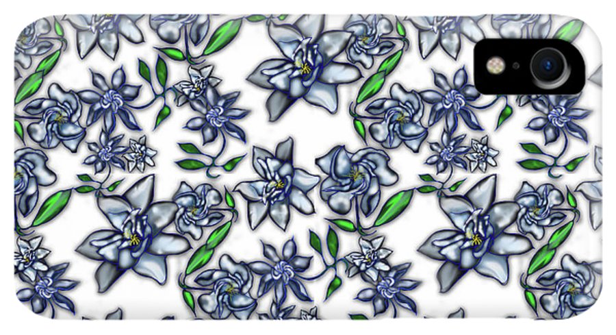 Gardenias on White - Phone Case