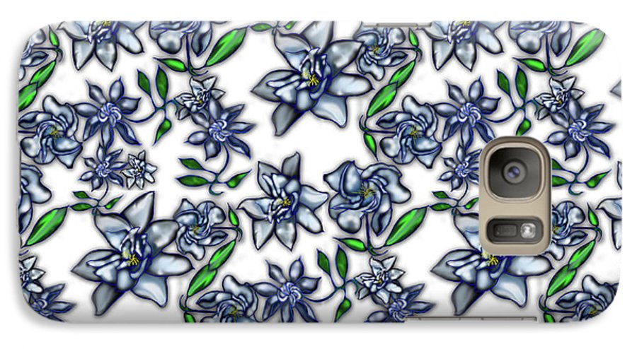 Gardenias on White - Phone Case