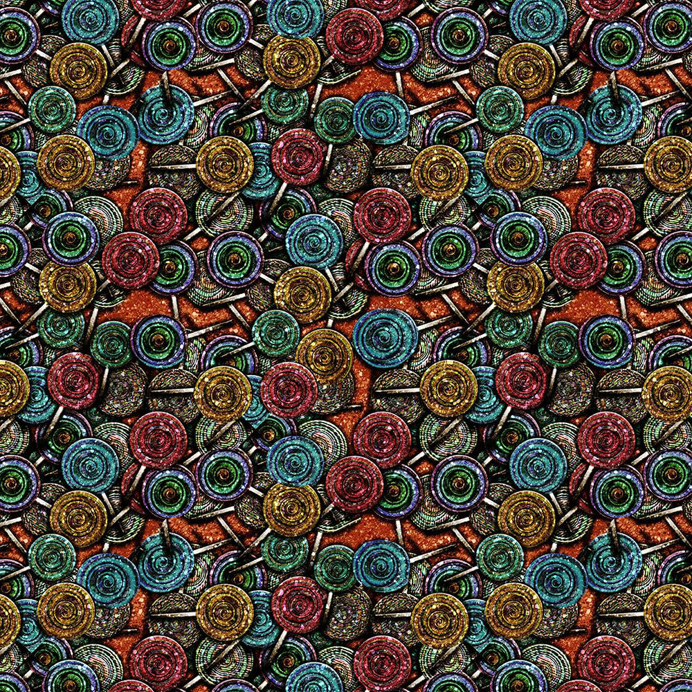 Glitter Lollipops Pattern Digital Image Download