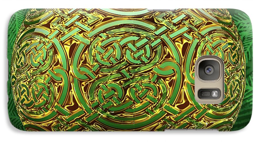 Gold Celtic Christmas Ornament - Phone Case