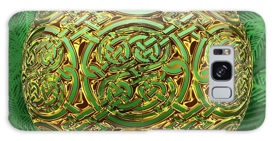 Gold Celtic Christmas Ornament - Phone Case