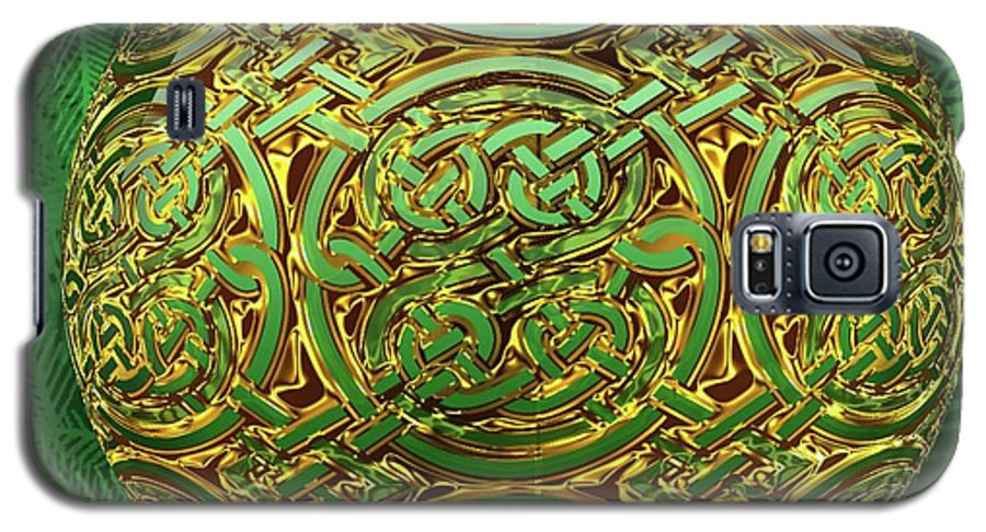 Gold Celtic Christmas Ornament - Phone Case
