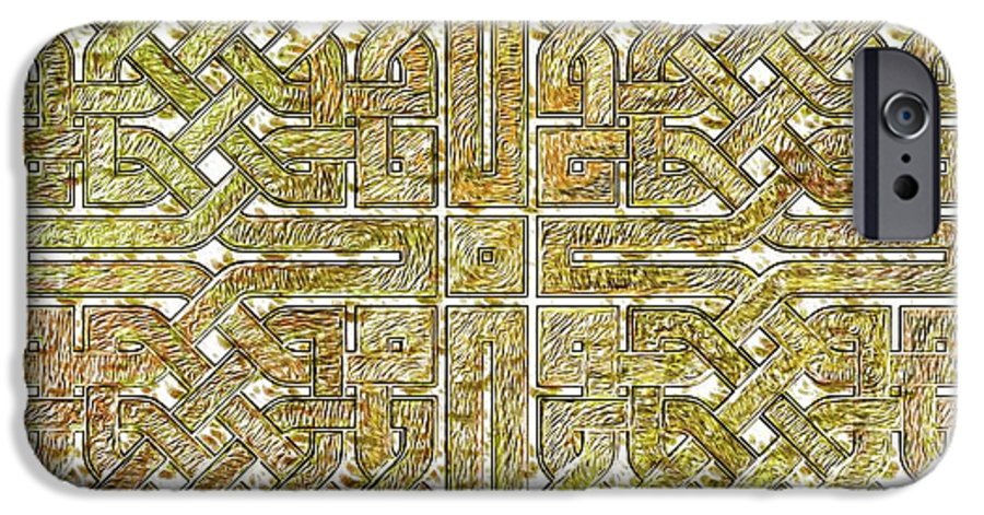Gold Celtic Knot Square - Phone Case