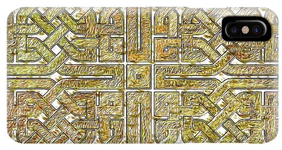 Gold Celtic Knot Square - Phone Case
