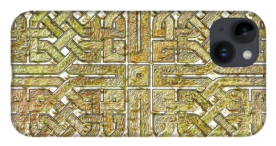 Gold Celtic Knot Square - Phone Case