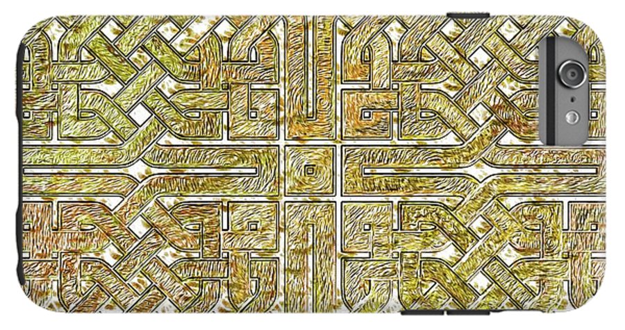 Gold Celtic Knot Square - Phone Case