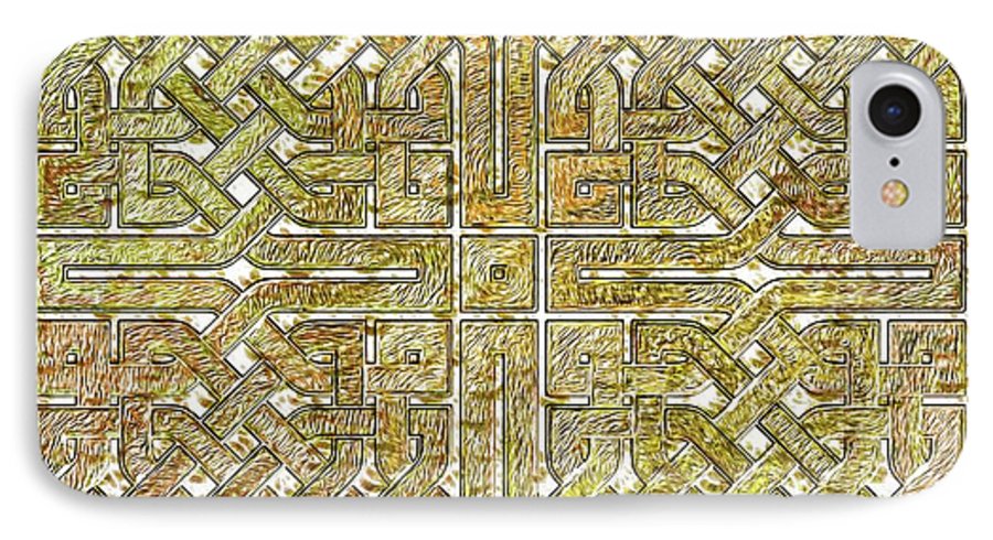 Gold Celtic Knot Square - Phone Case