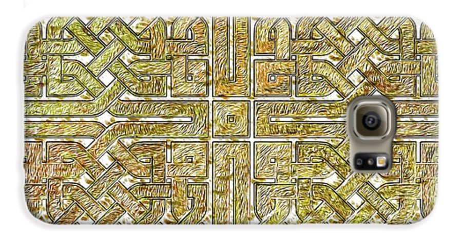 Gold Celtic Knot Square - Phone Case