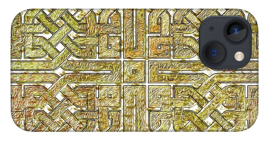 Gold Celtic Knot Square - Phone Case
