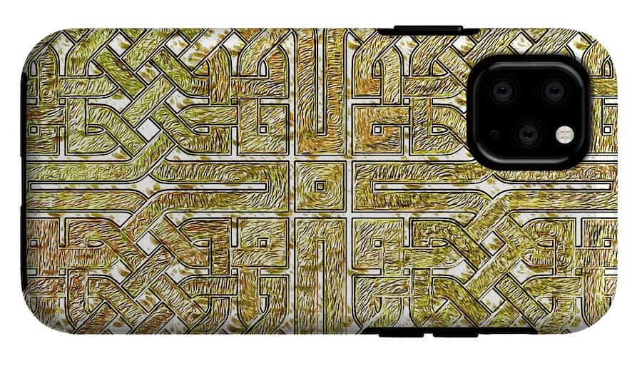 Gold Celtic Knot Square - Phone Case