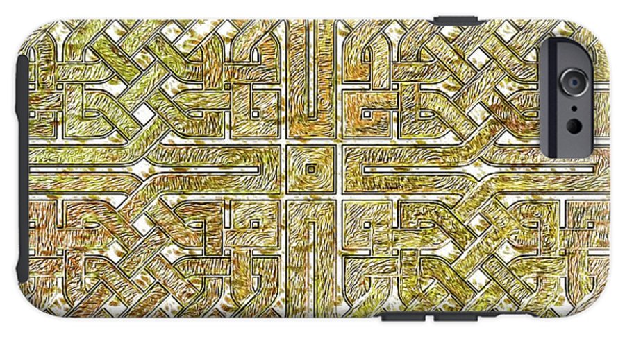 Gold Celtic Knot Square - Phone Case