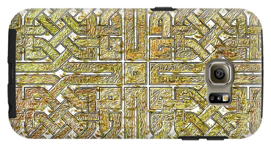 Gold Celtic Knot Square - Phone Case