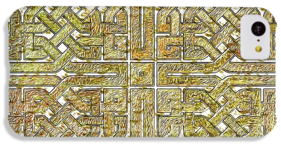 Gold Celtic Knot Square - Phone Case