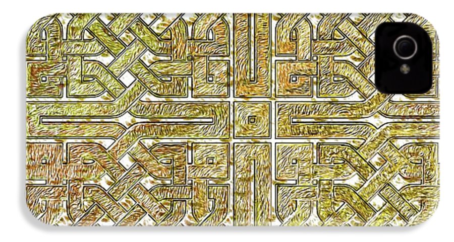 Gold Celtic Knot Square - Phone Case