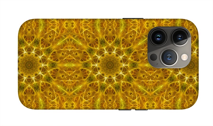 Gold Kaleidoscope - Phone Case